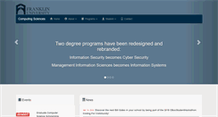 Desktop Screenshot of cs.franklin.edu