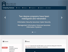 Tablet Screenshot of cs.franklin.edu