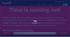 Desktop Screenshot of franklin.ac.uk