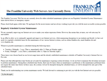 Tablet Screenshot of maintenance.franklin.edu